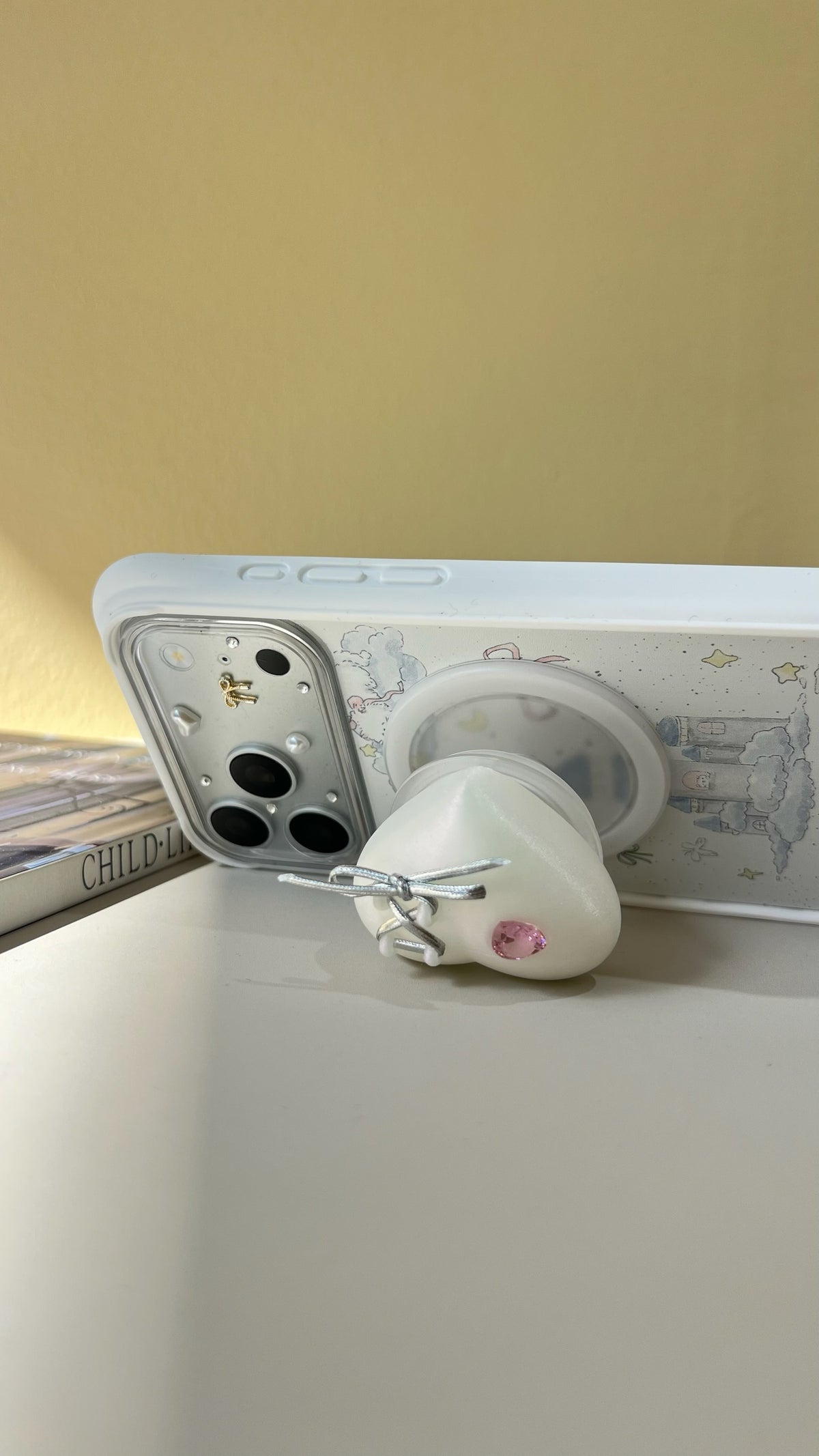 Mechanical Heart Magnetic Phone Grip