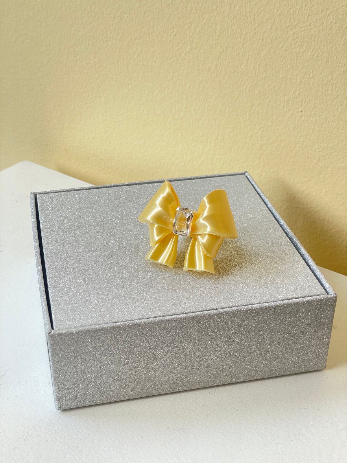 Ribbon Bow Ring lifestyle styling shot