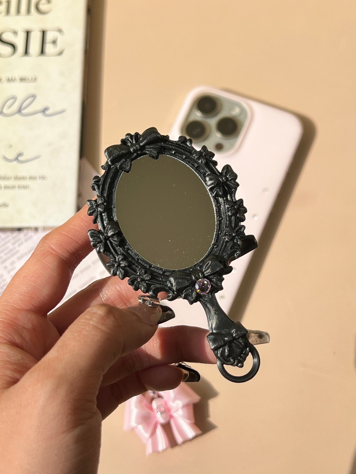 Mirror Bloom Magnetic Phone Grip