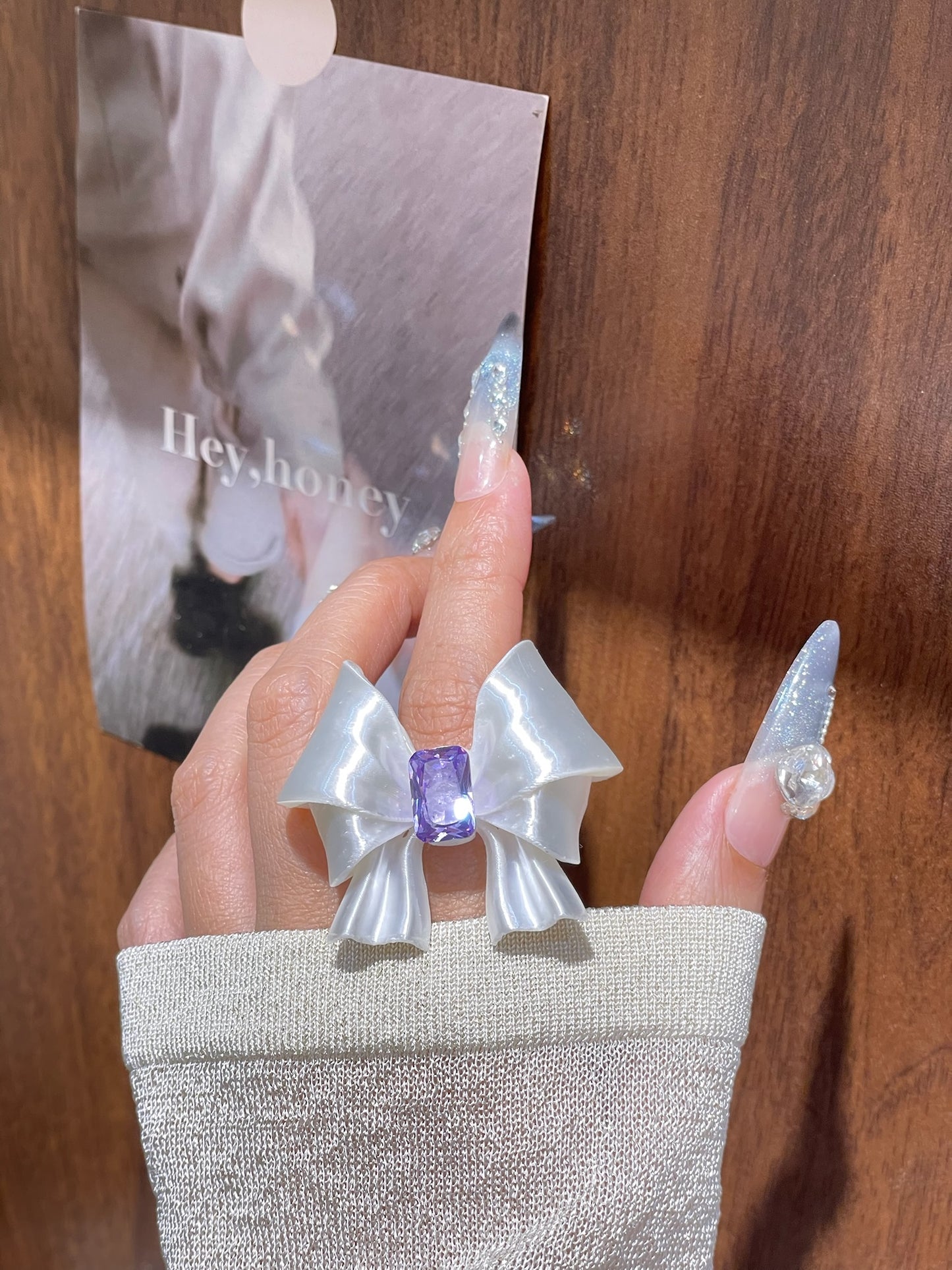 Ribbon Bow Ring