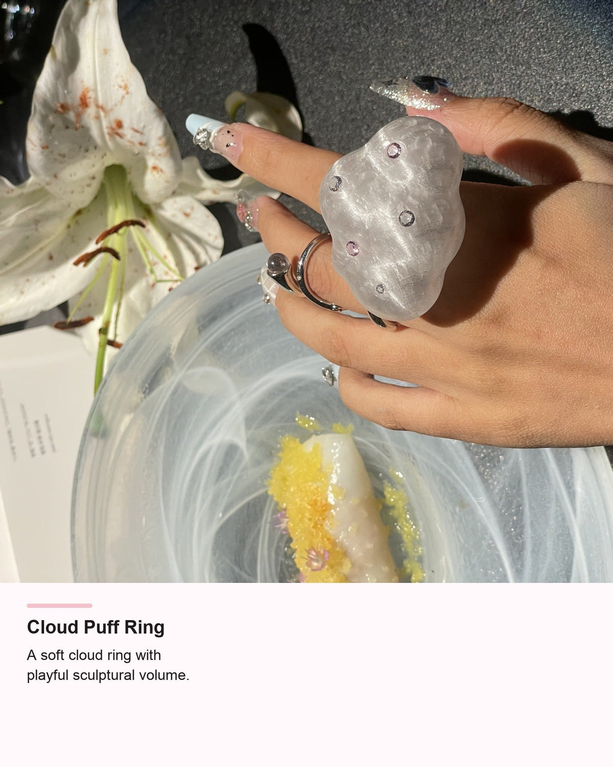 Cloud Puff Ring detail card hero image by UNICOLOOM