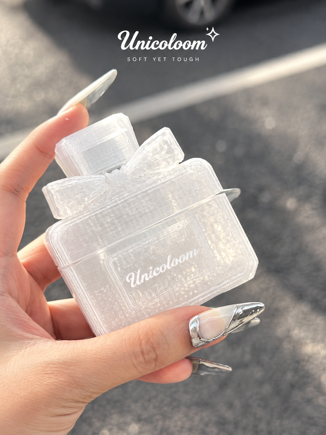 UNICOLOOM perfume bottle AirPods case